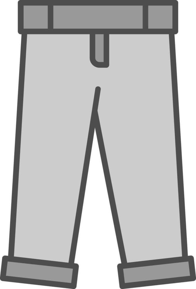 Pants Fillay Icon vector