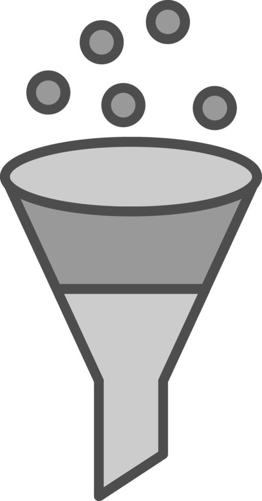 Funnel Fillay Icon vector