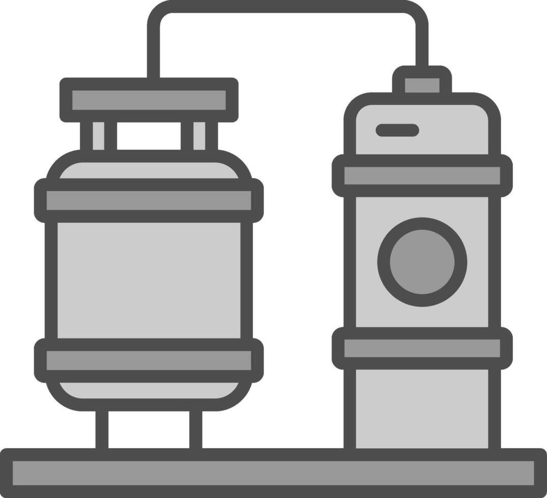 Processing Plant Fillay Icon vector