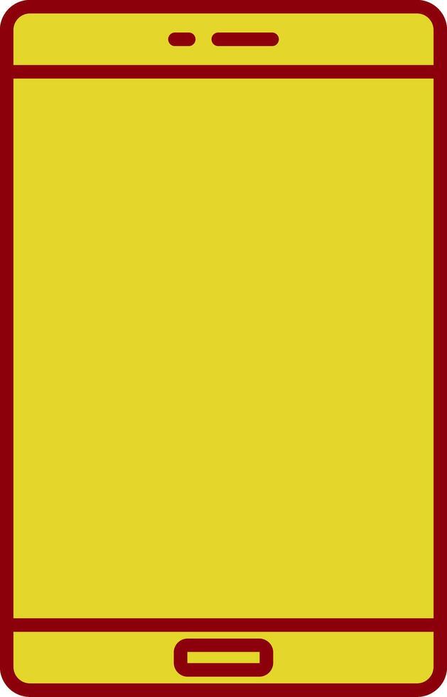 Smart Phone Line Two Color Icon vector