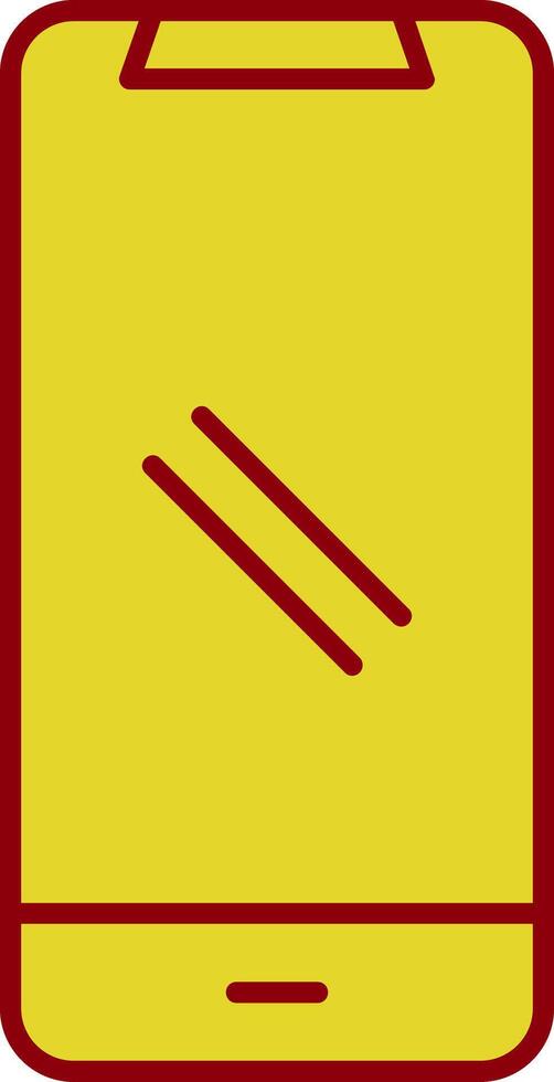 Smartphone Line Two Color Icon vector