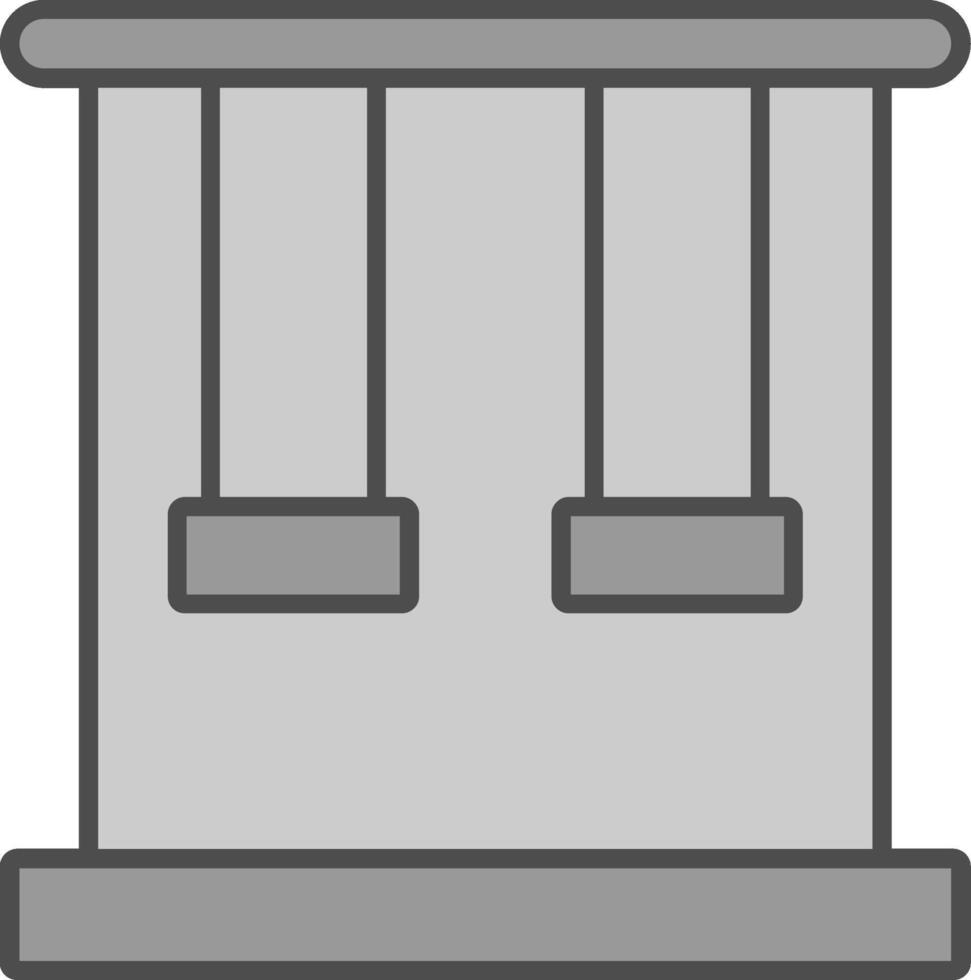 Trapeze Fillay Icon vector