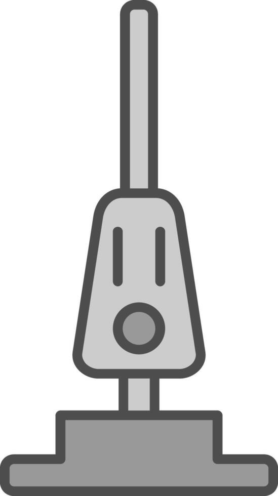 Vacuum Cleaner Fillay Icon vector