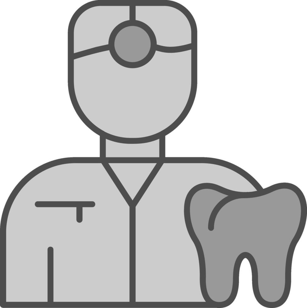 Dentist Fillay Icon vector