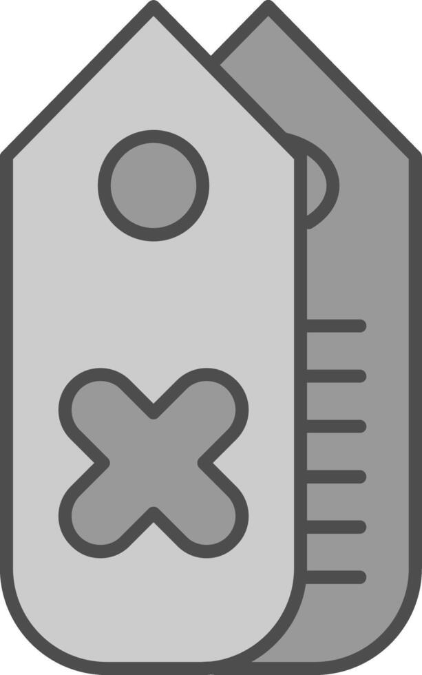 Tag Fillay Icon vector