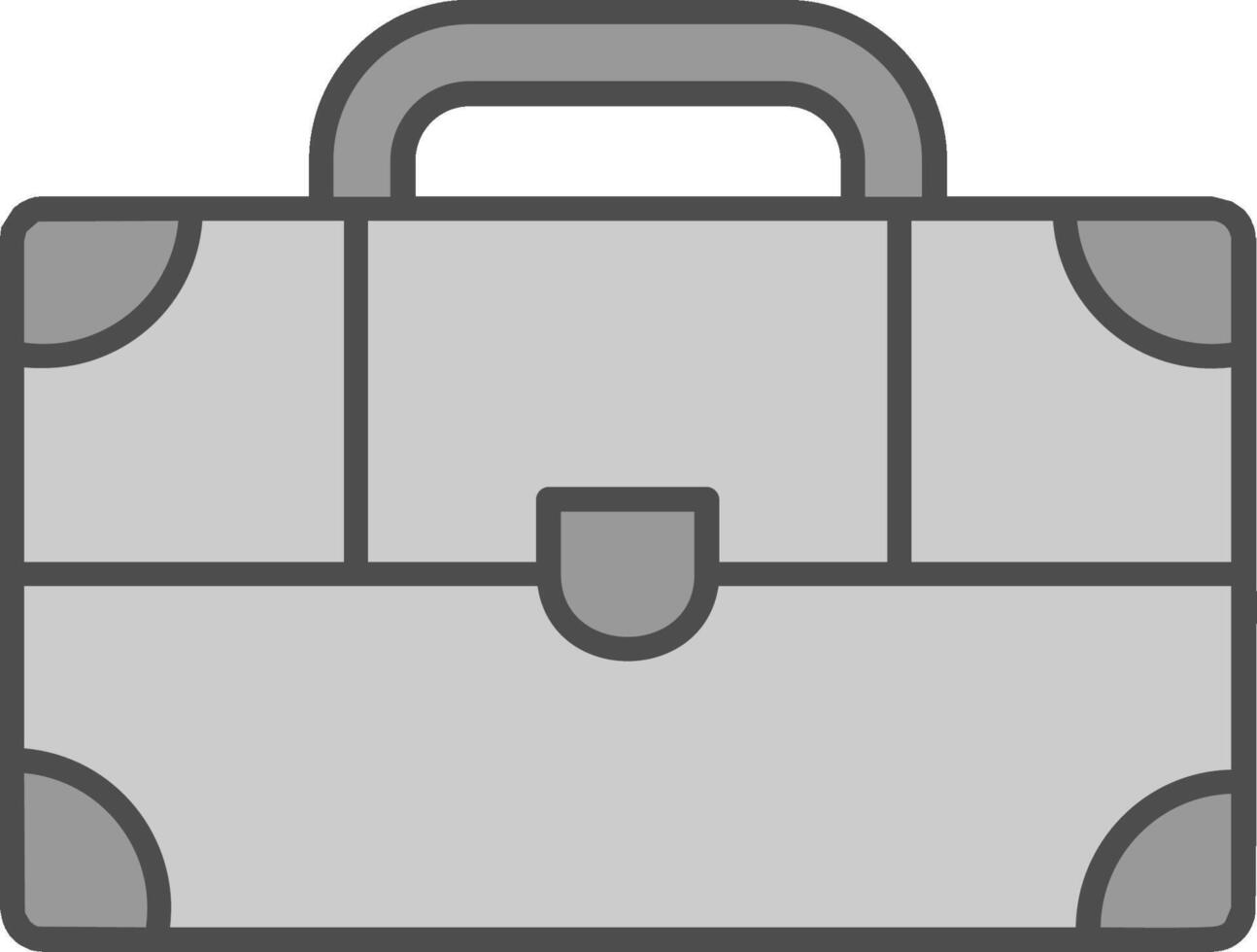 Suitcase Fillay Icon vector