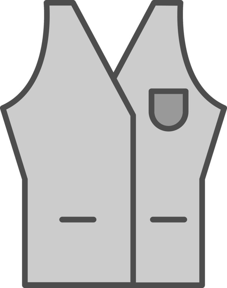 Vest Fillay Icon vector