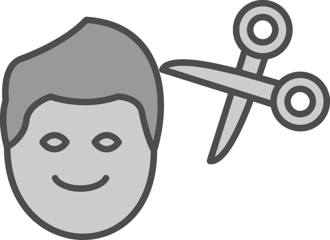 Barber Fillay Icon vector