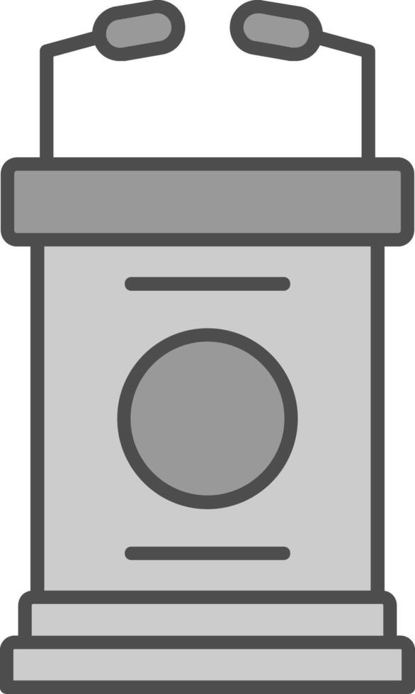 Lectern Fillay Icon vector