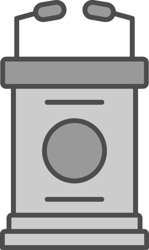 Lectern Fillay Icon vector