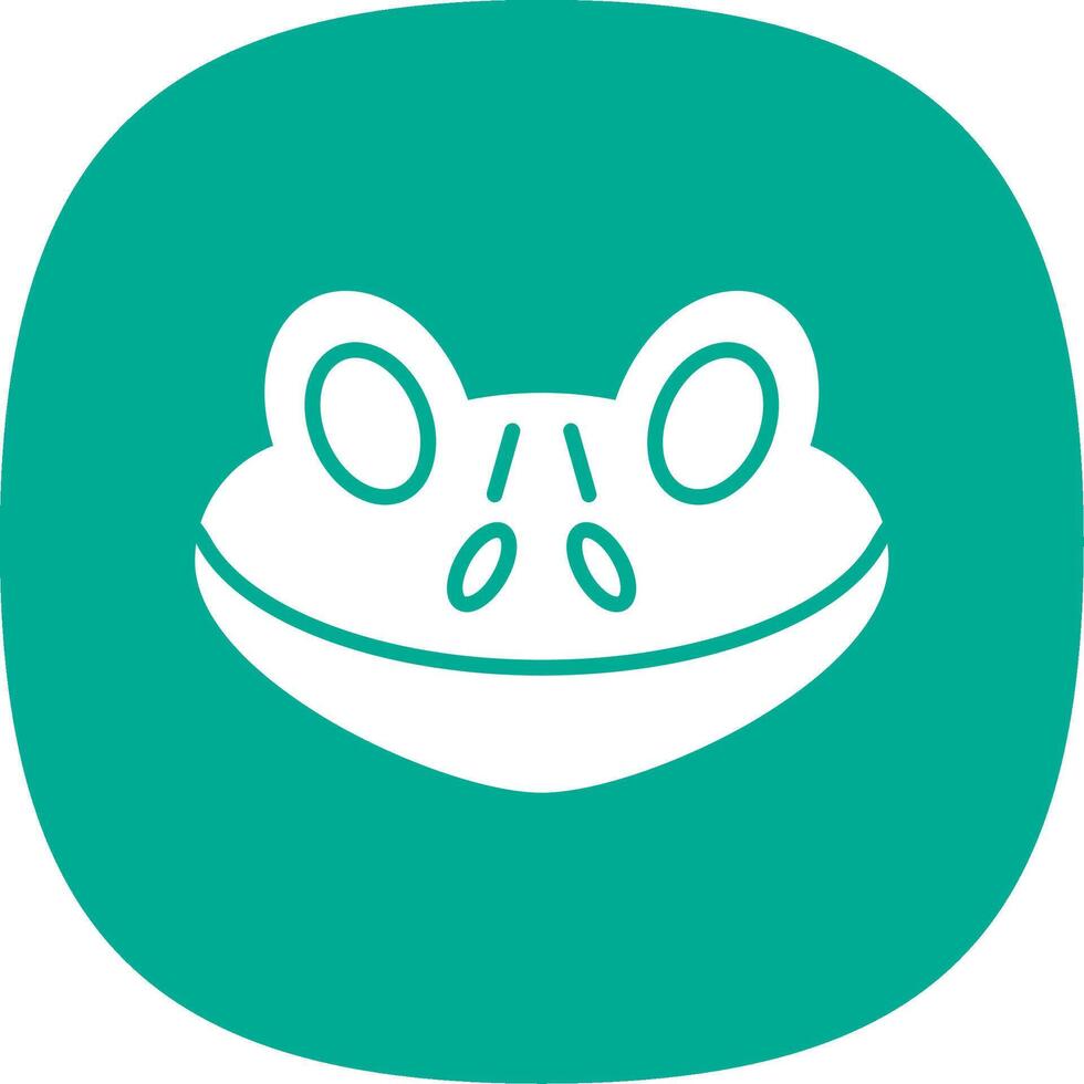 Frog Line Two Color Icon vector