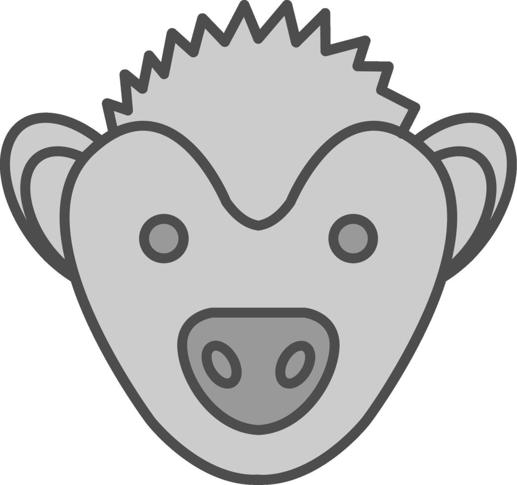 Hedgehog Fillay Icon vector