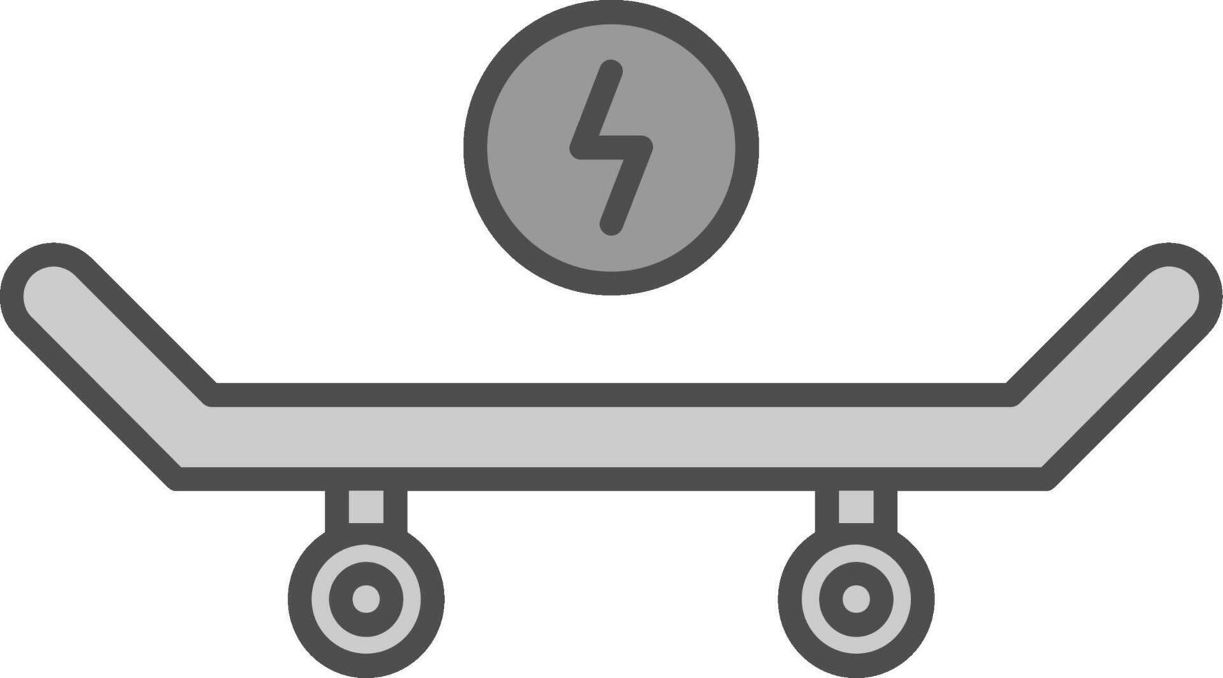Skateboard Fillay Icon vector