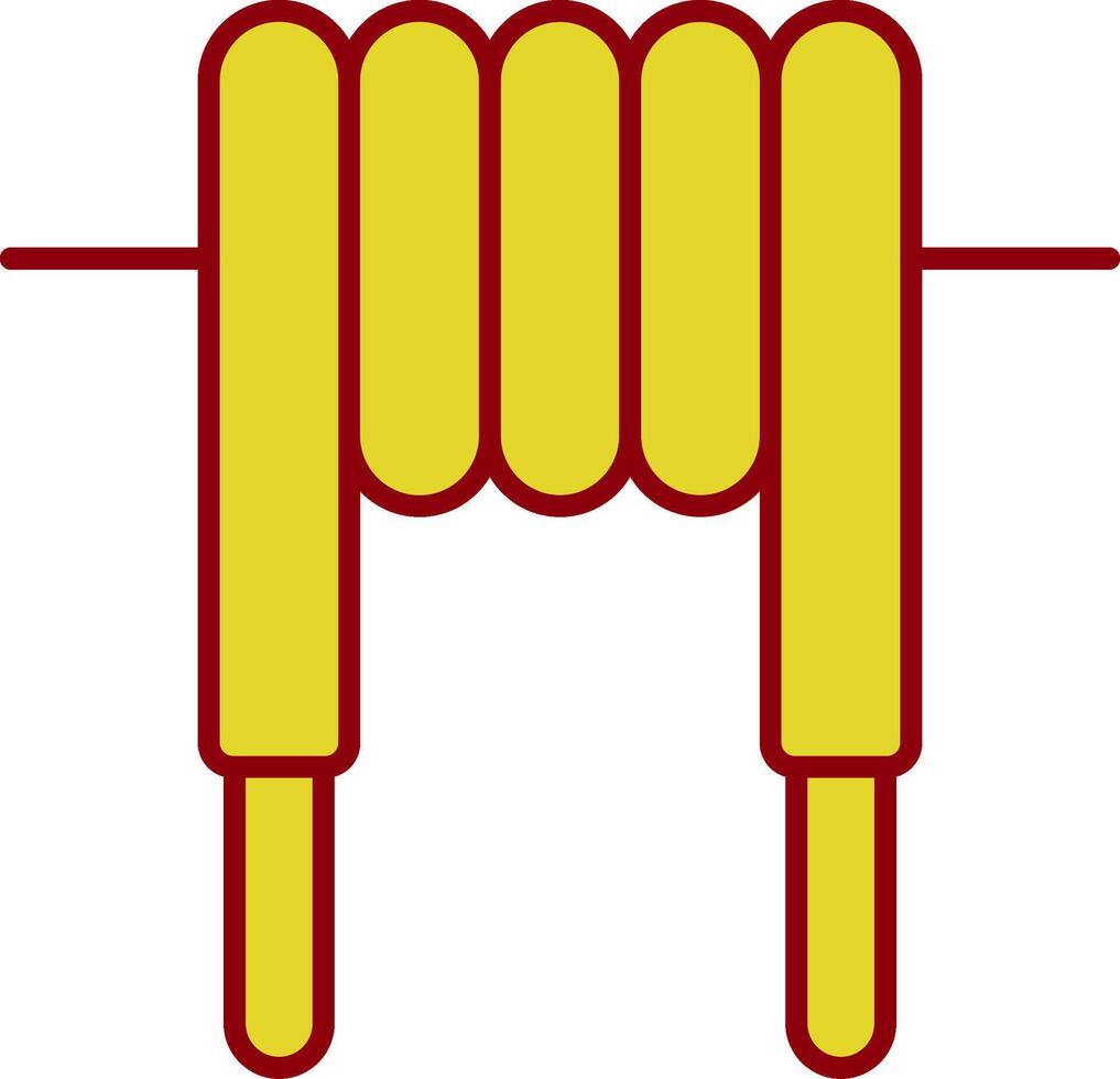 inductor relleno icono vector