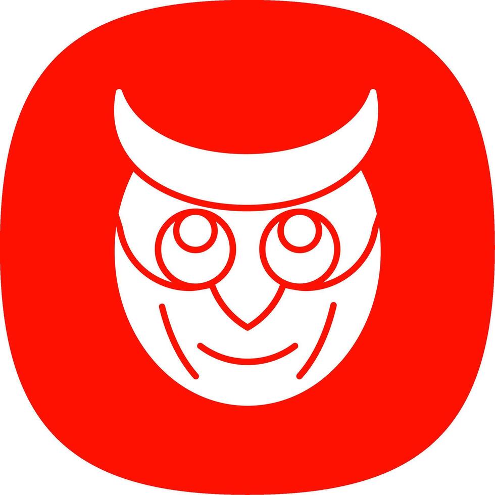 Owl Line Two Color Icon vector