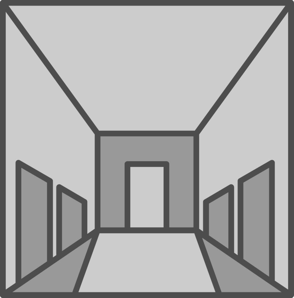 Hallway Fillay Icon vector