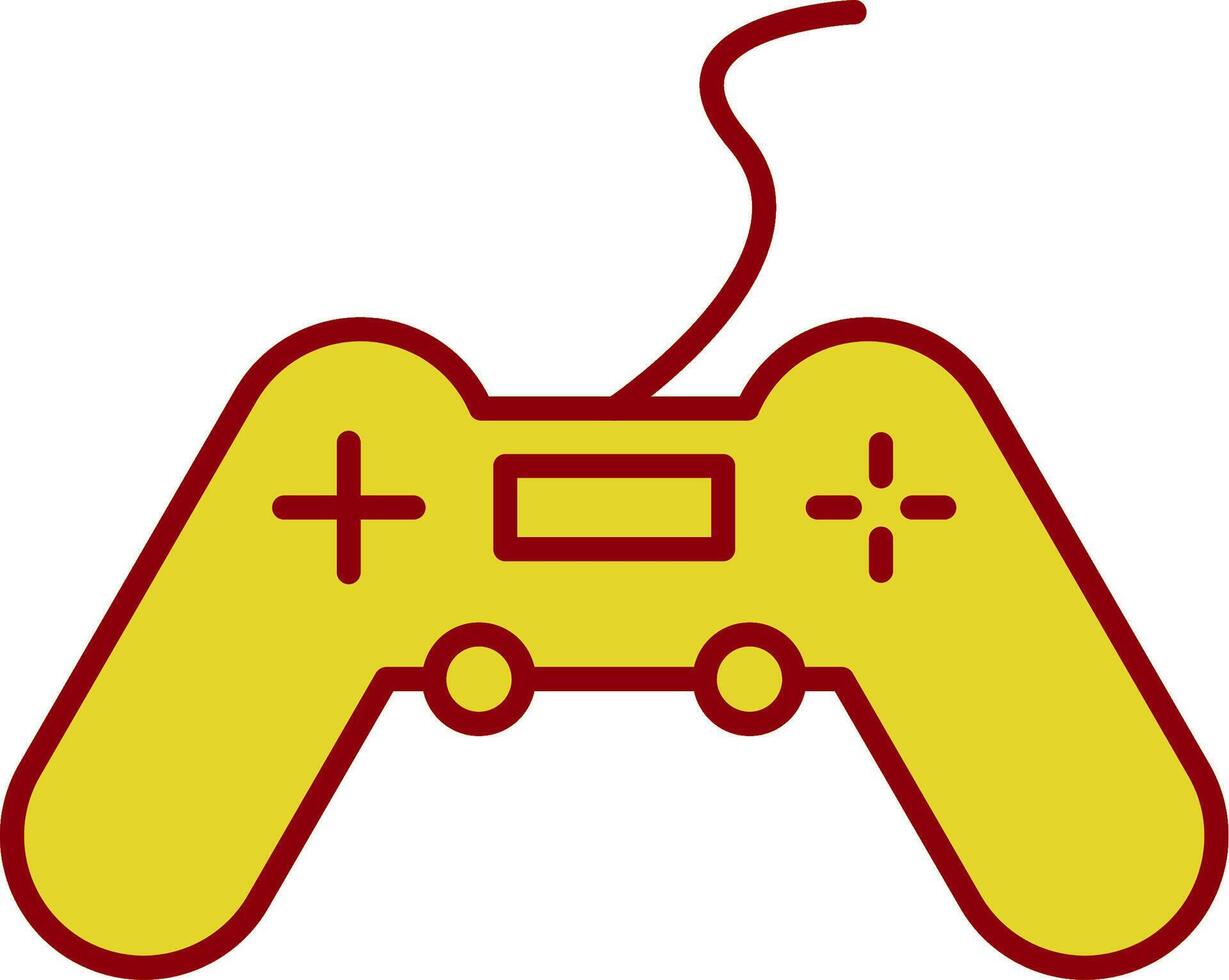 Gaming Line Two Color Icon vector