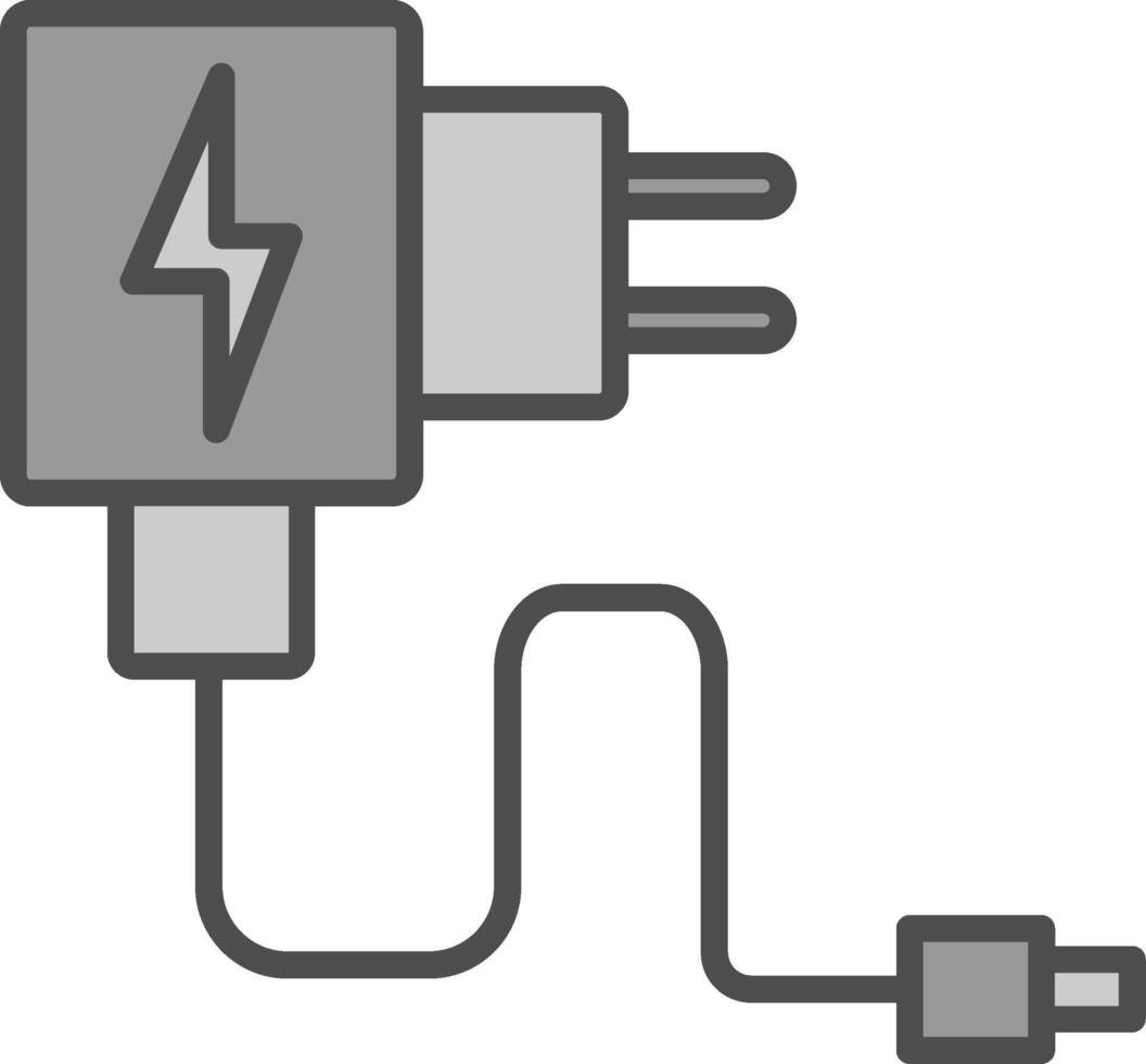 Charger Fillay Icon vector