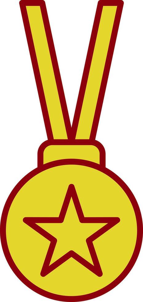 Medal Fillay Icon vector