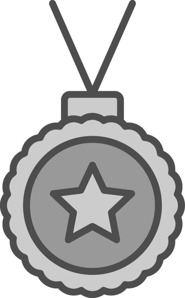 Medal Fillay Icon vector
