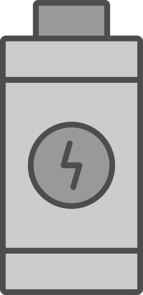 Battery Fillay Icon vector