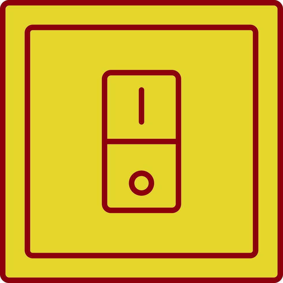 Switcher Line Two Color Icon vector