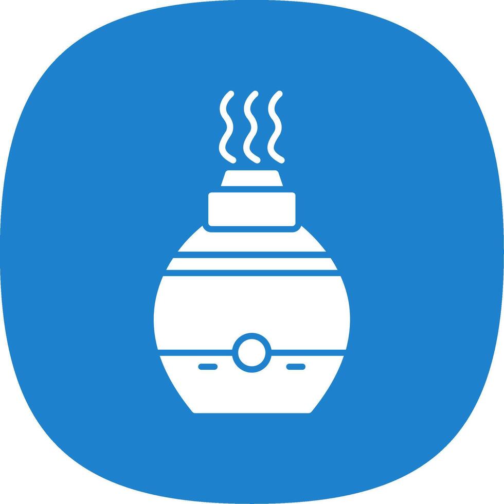 Air Diffuser Glyph Curve Icon vector
