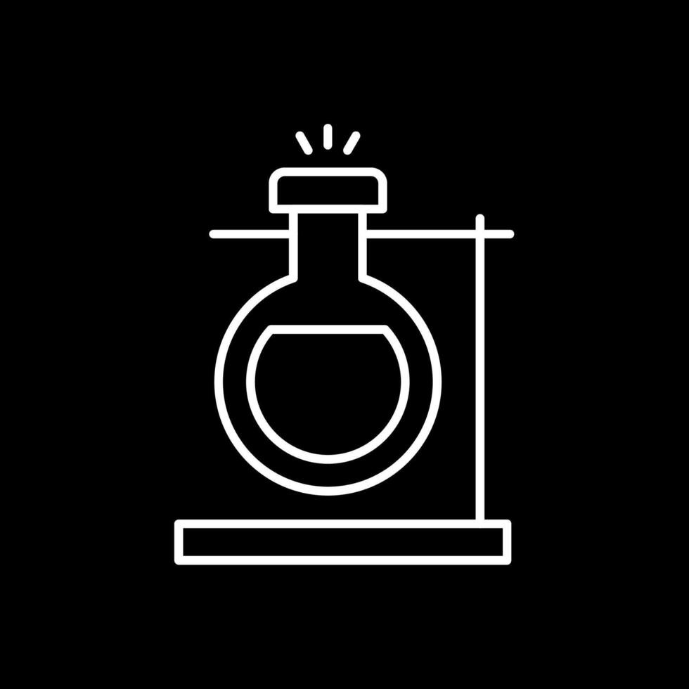 Lab Line Inverted Icon vector