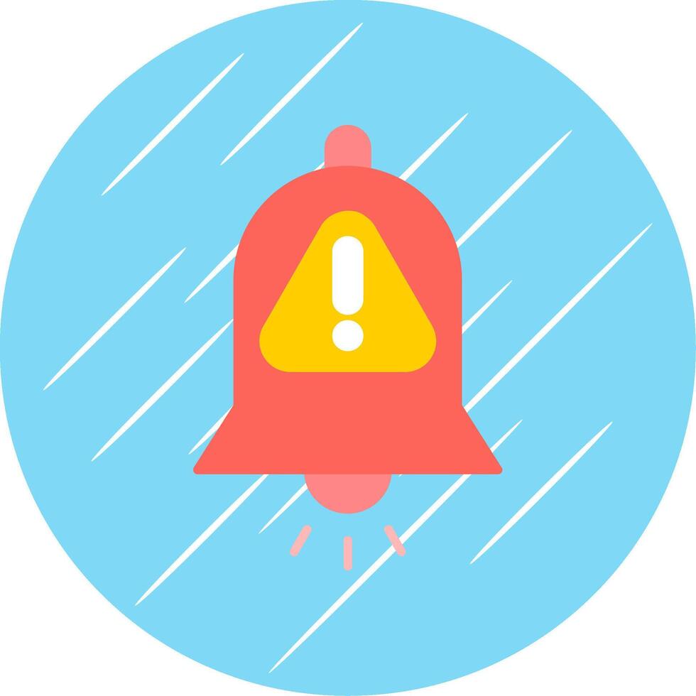 Interruption Flat Blue Circle Icon vector