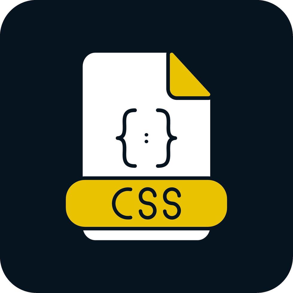 Css Glyph Two Color Icon vector