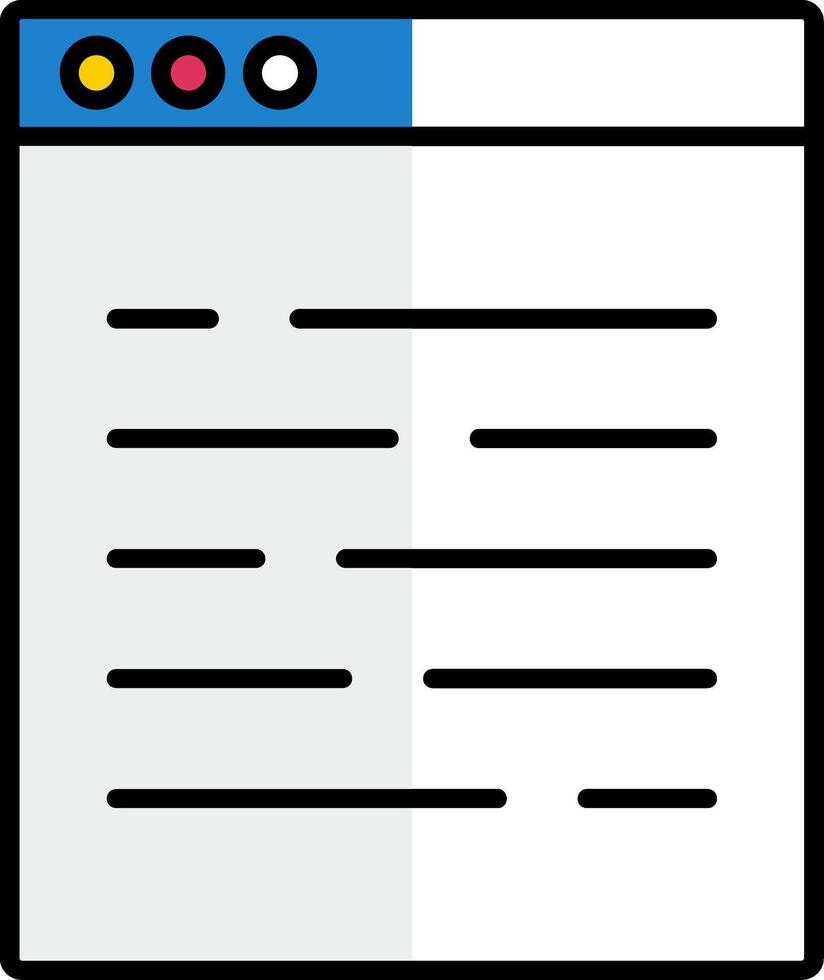 Ux Filled Half Cut Icon vector