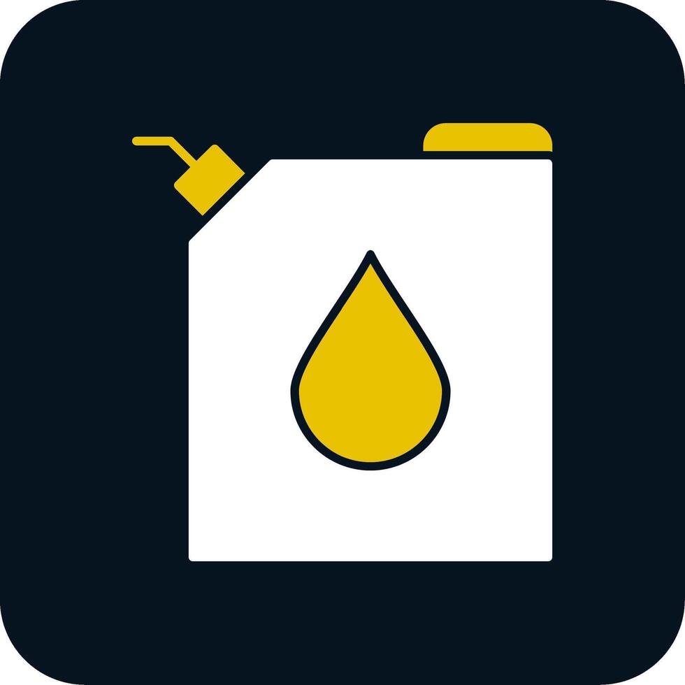 Fuel Glyph Two Color Icon vector