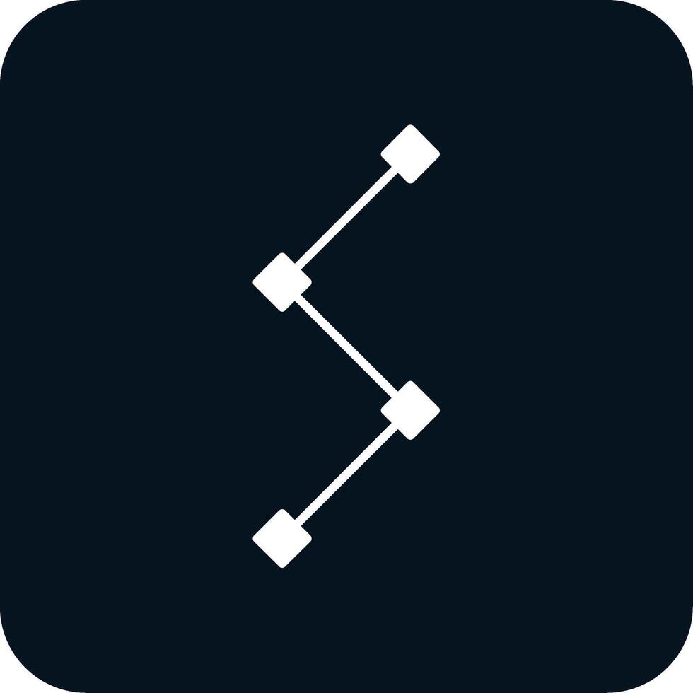 Path Glyph Two Color Icon vector