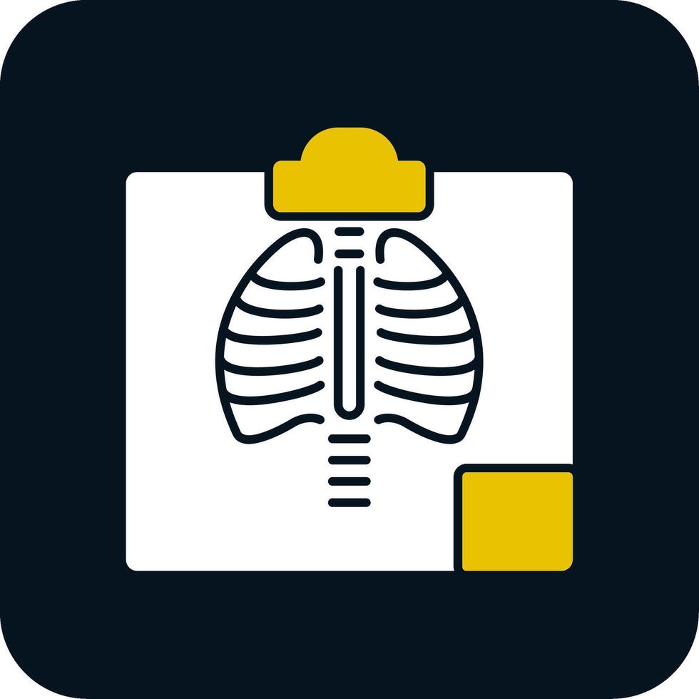 Radiology Glyph Two Color Icon vector