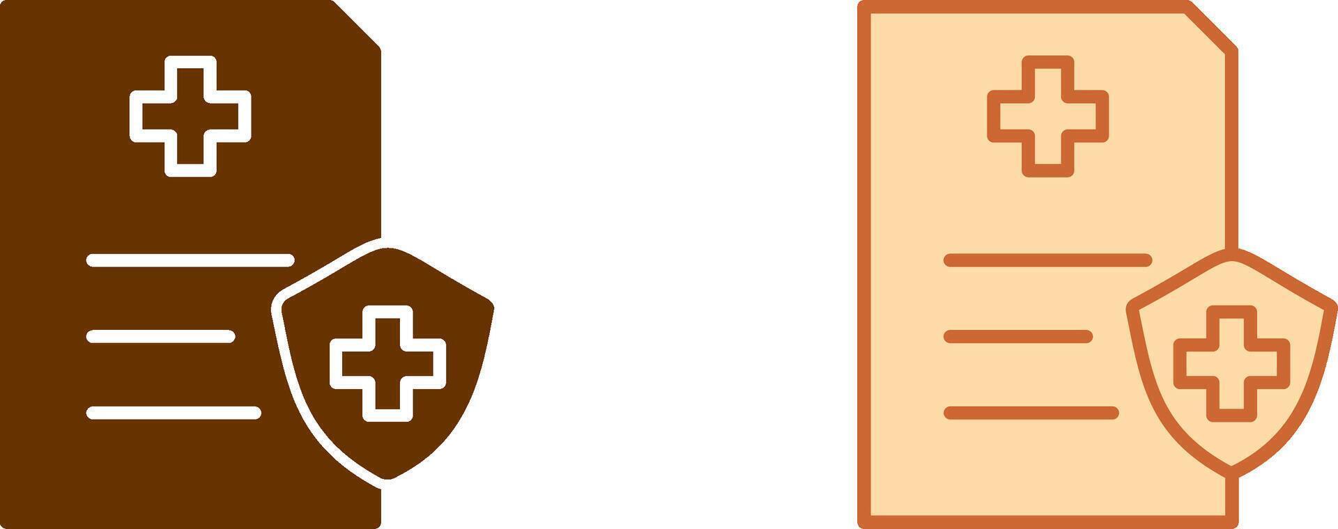 Health Insurance Icon vector