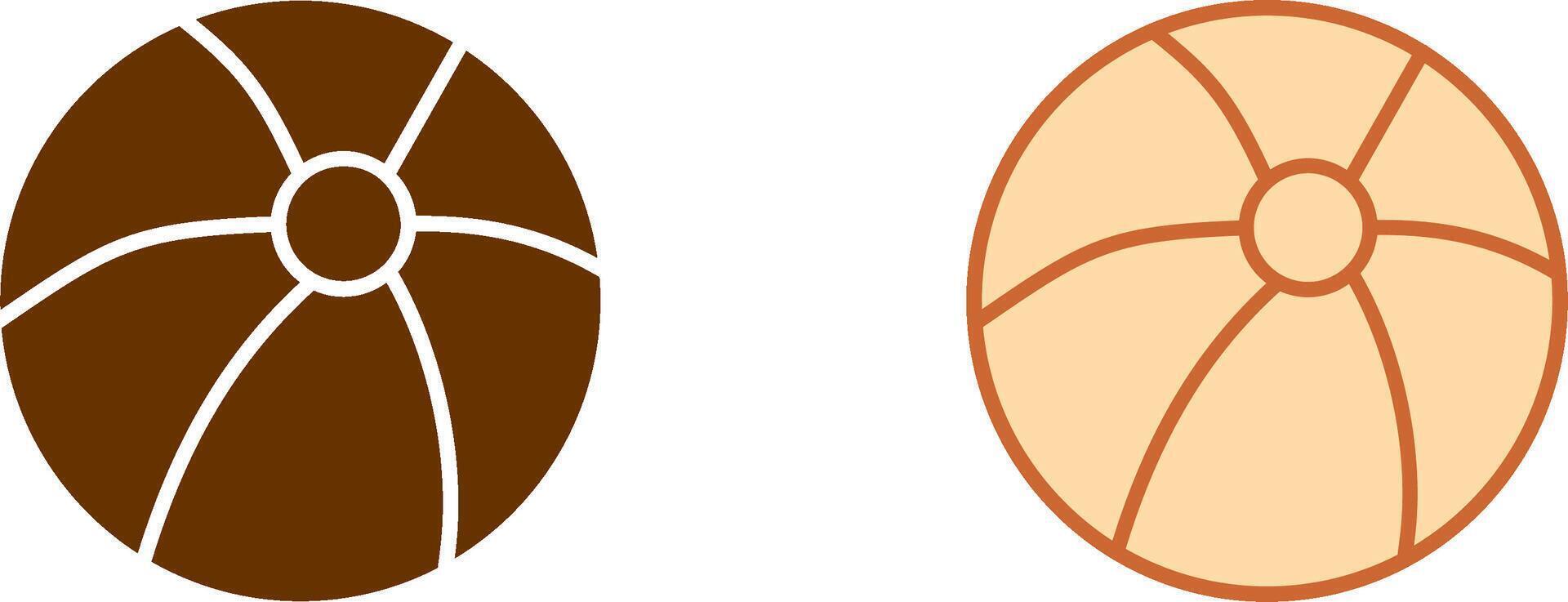 Beach Ball Icon vector