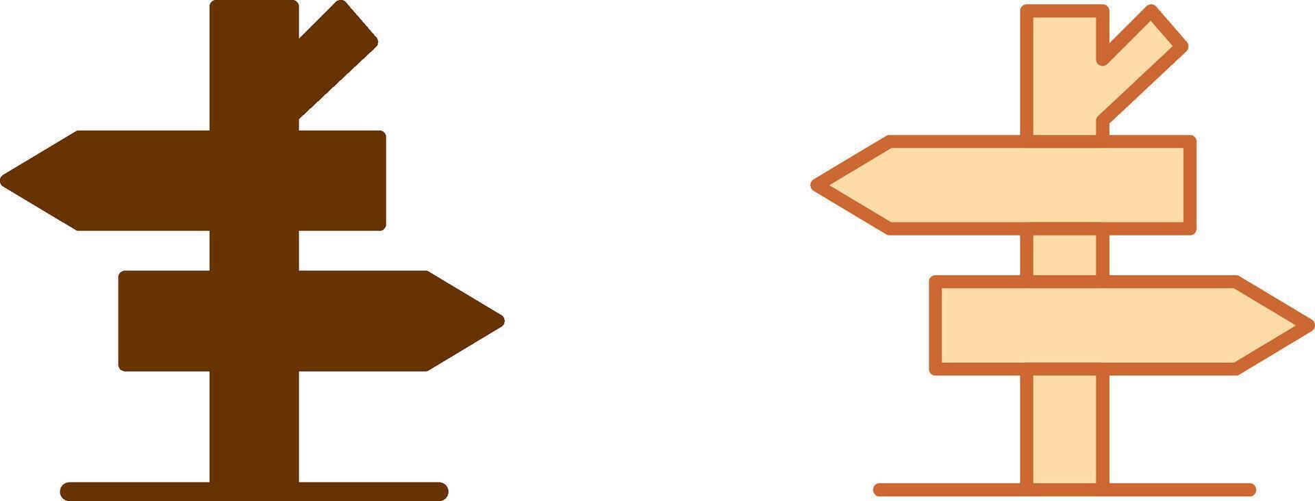 Road Sign Icon vector
