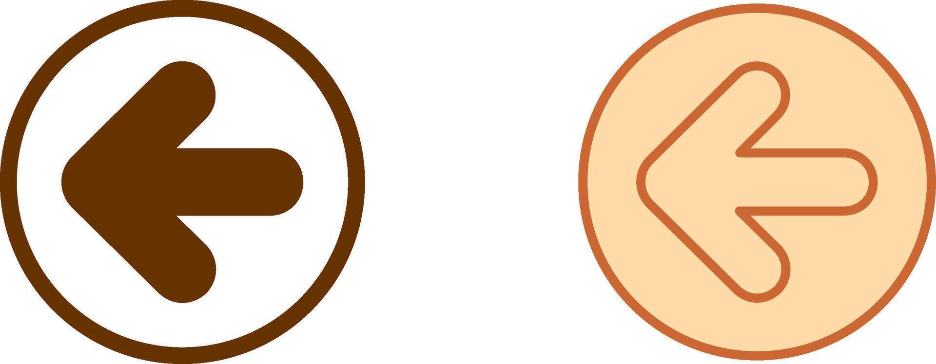 To Left Icon vector