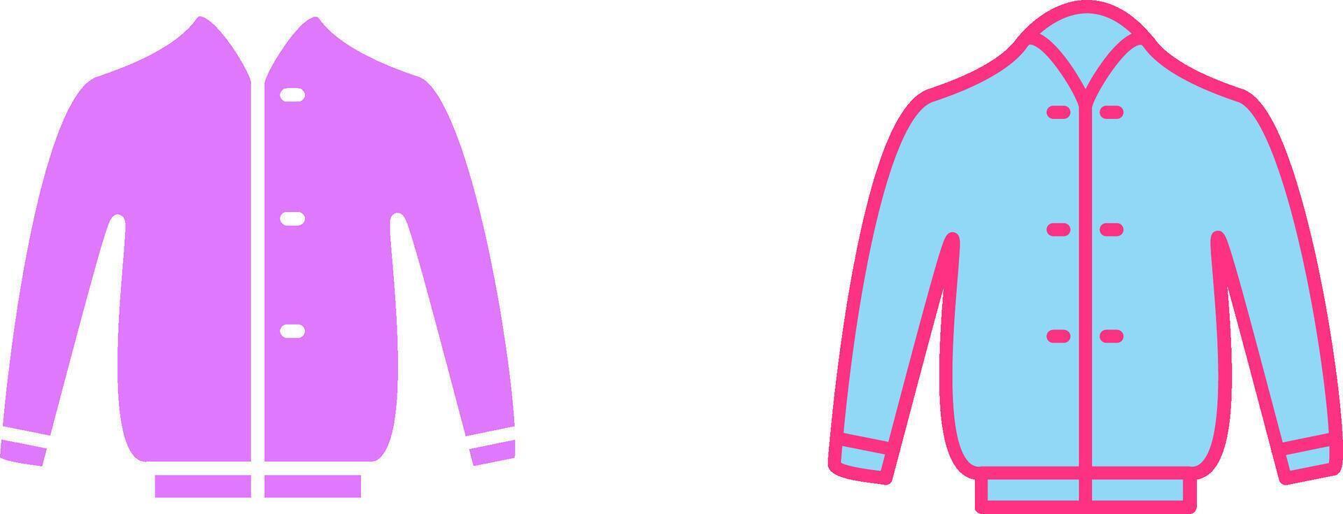 Stylish Jacket Icon vector