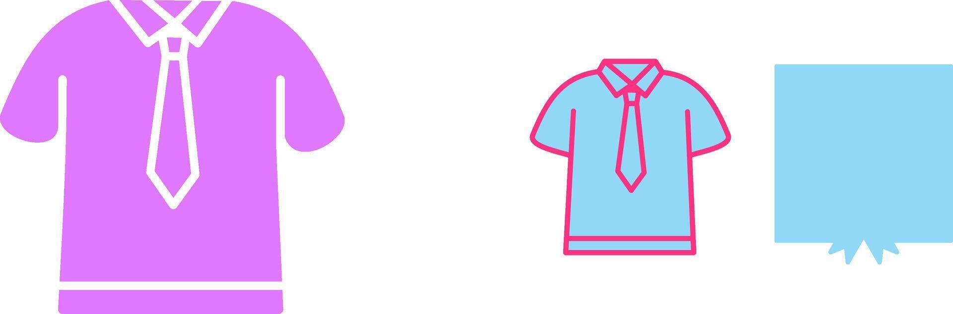 Shirt and Tie Icon vector