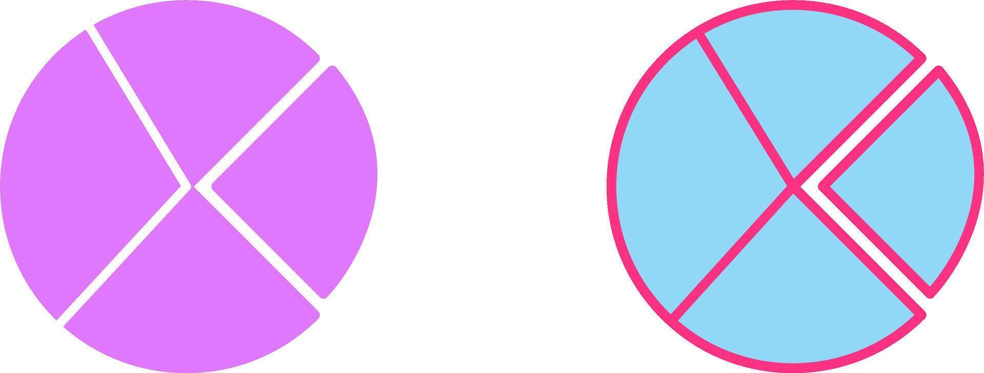 Pie Chart Icon vector