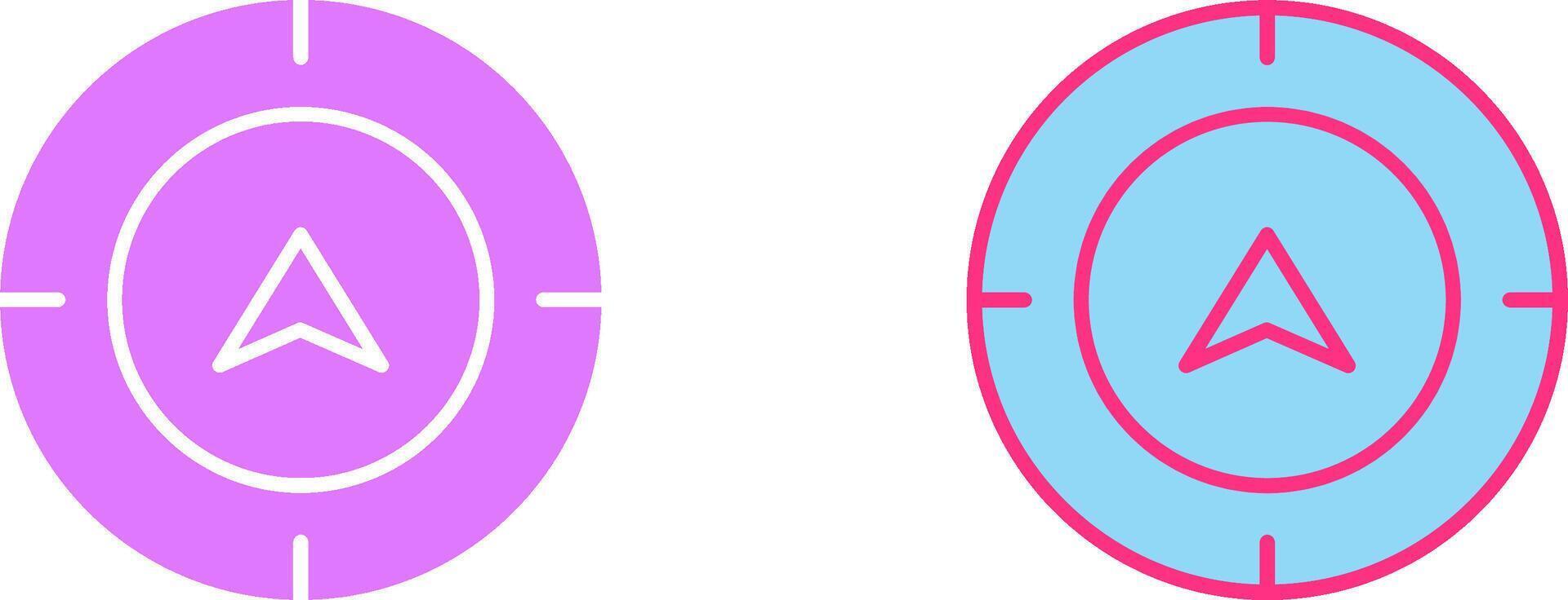 Directional Compass Icon vector