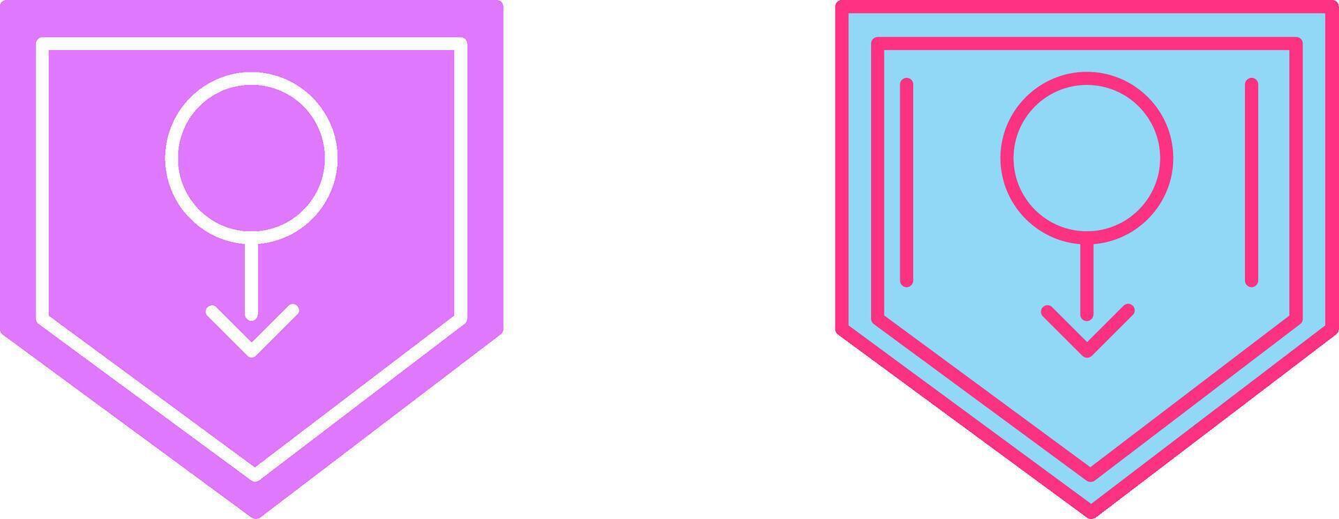 College Fraternity Icon vector