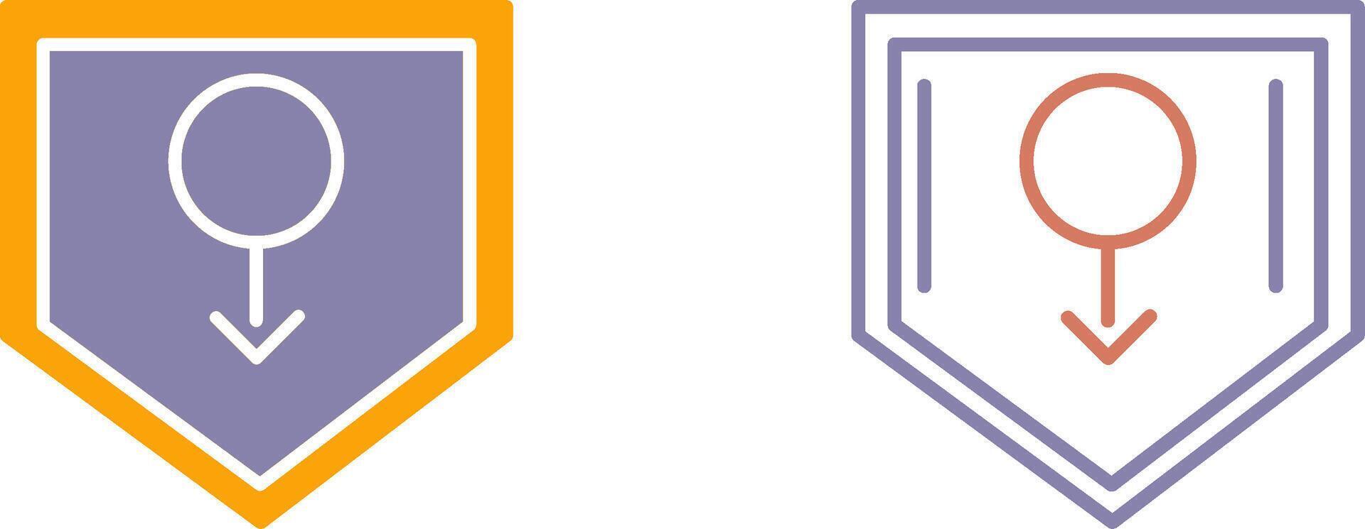 College Fraternity Icon vector