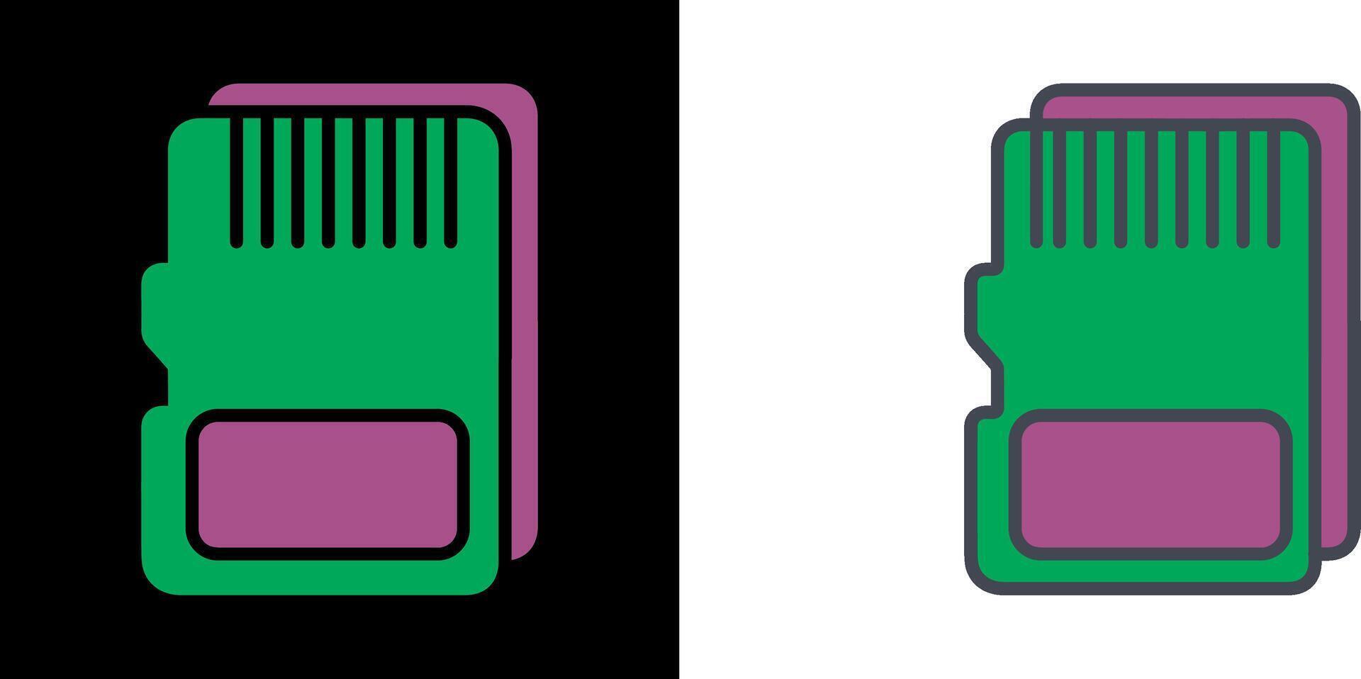 SD Card Icon vector