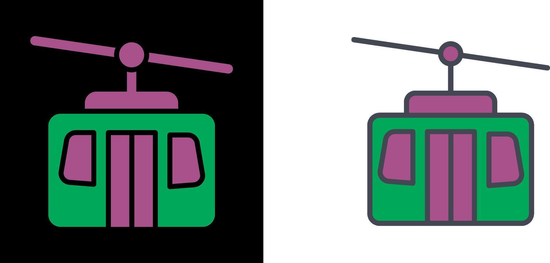 Cable Car Icon vector