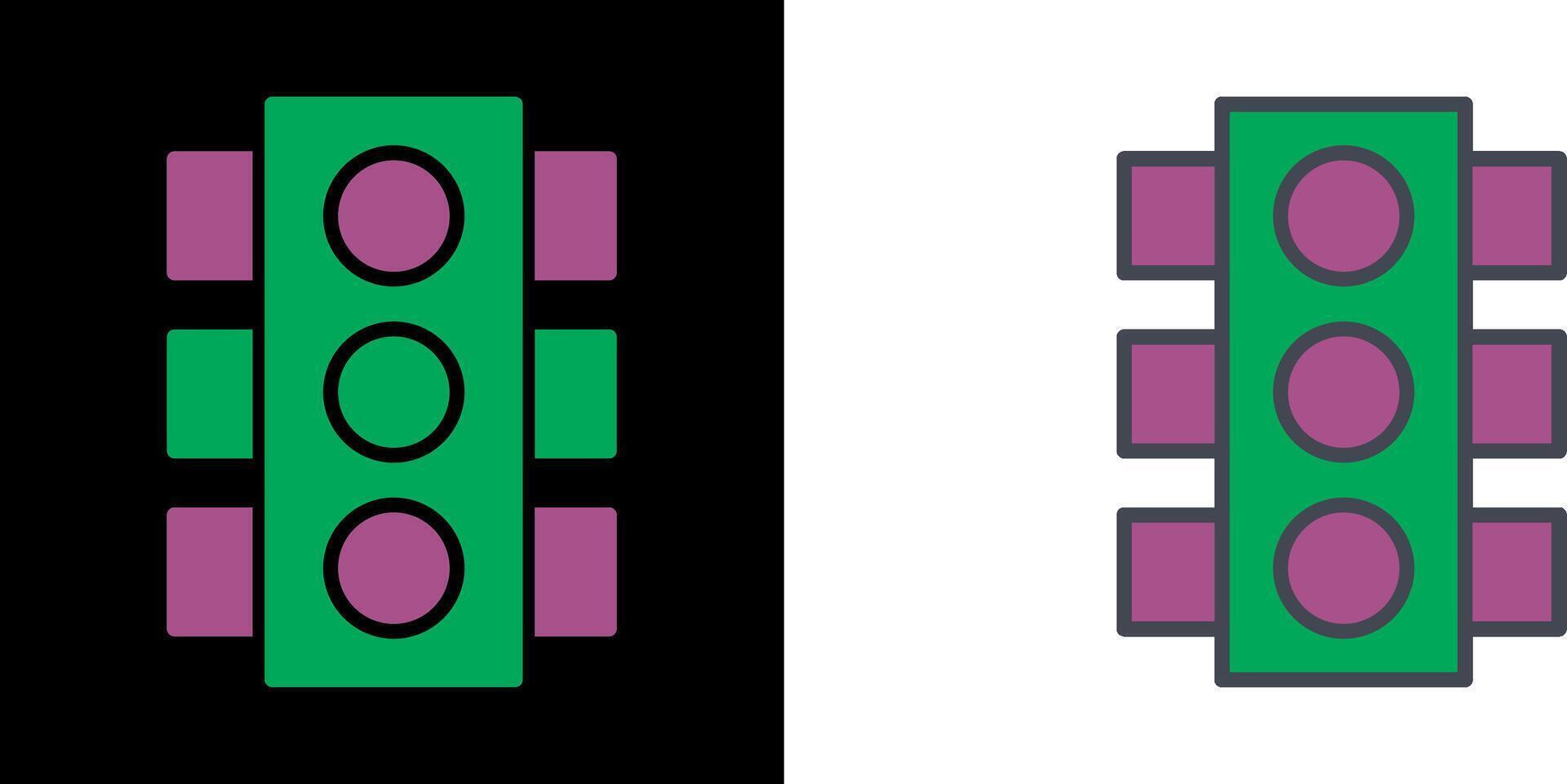 Traffic Light Icon vector