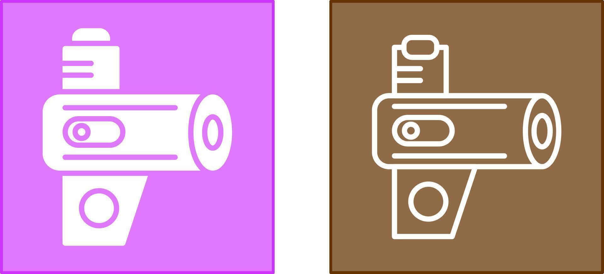 Portable Forced Air Heat Icon vector