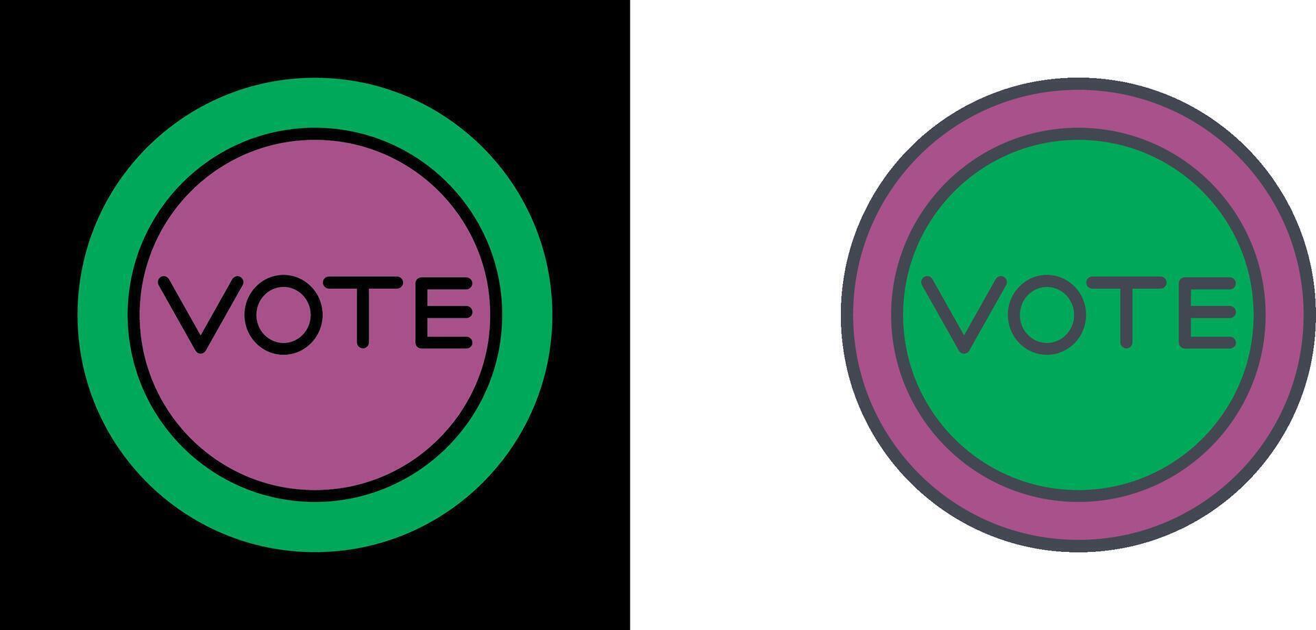 votar enlace icono vector