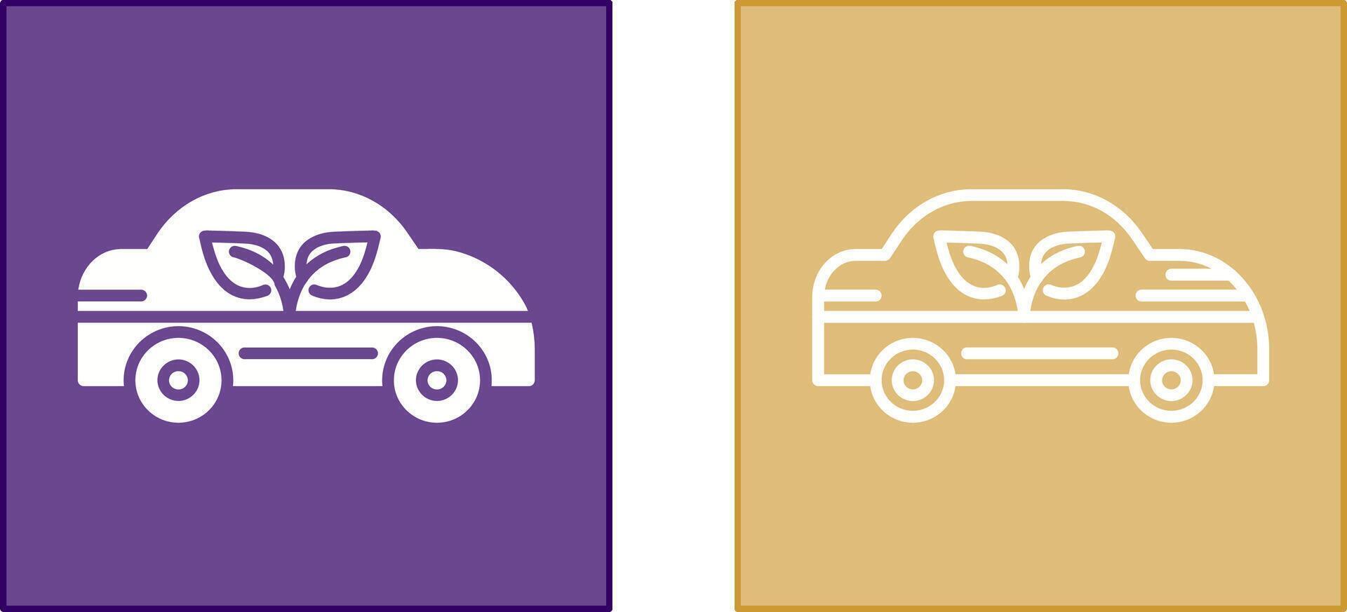 Ecology Car Icon vector